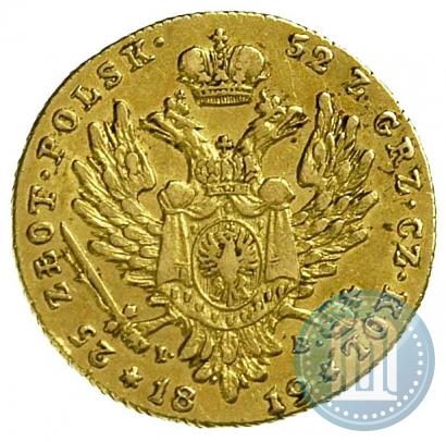Picture 25 złotych 1819 year IB 