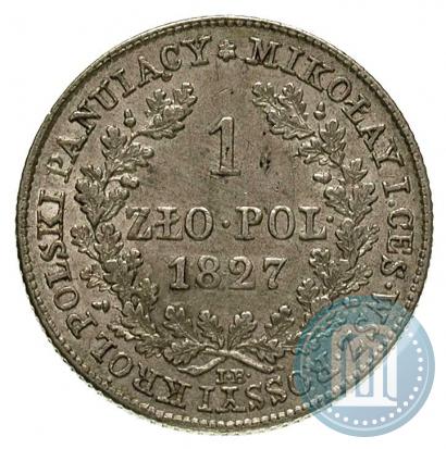 Picture 1 złoty 1827 year IB 