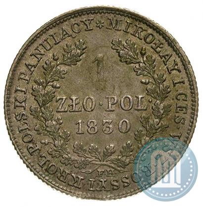 Picture 1 złoty 1830 year FH 