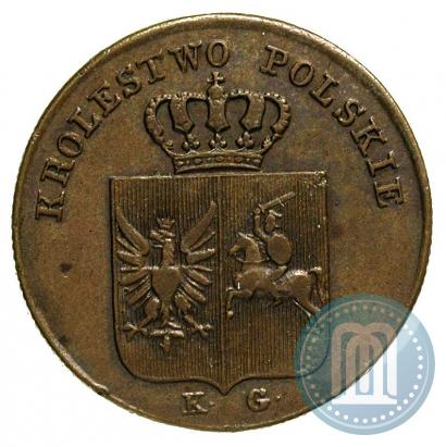 Фото 3 гроша 1831 года KG "Польское восстание"