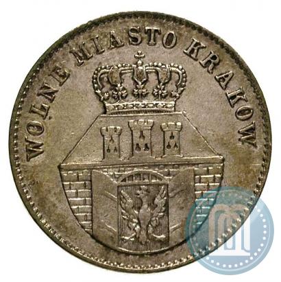 Picture 1 złoty 1835 year  "Free city of Kraków"