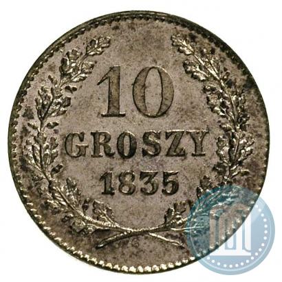 Picture 10 groszy 1835 year  "Free city of Kraków"