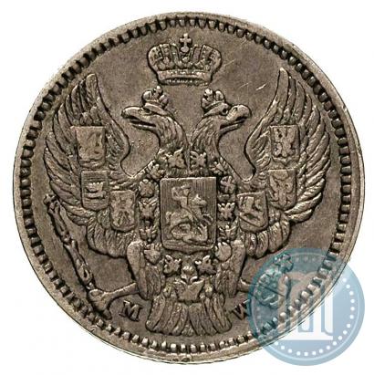Picture 20 kopecks - 40 groszy 1850 year MW 