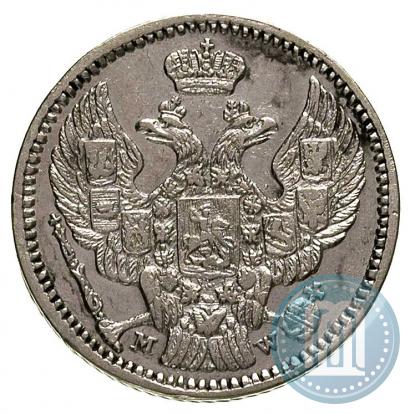 Picture 20 kopecks - 40 groszy 1850 year MW 