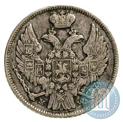 Picture 15 kopecks - 1 złoty 1837 year MW 