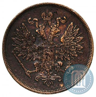 Фото 2 копейки 1862 года ВМ 