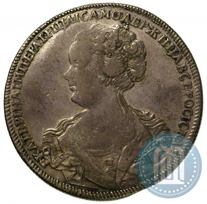 Picture 1 rouble 1726 year СПБ "Petersburg type, portrait turned to the left"