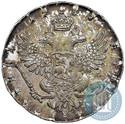 Picture 1 rouble 1738 year СПБ "Petersburg type"