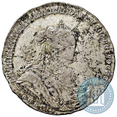 Picture 1 rouble 1738 year СПБ "Petersburg type"