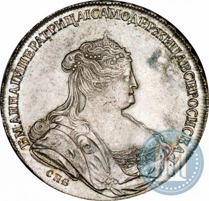 Picture 1 rouble 1739 year СПБ "Petersburg type"