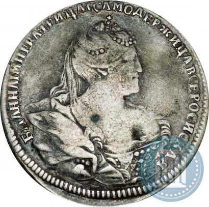 Picture Poltina 1740 year  "Moscow type"