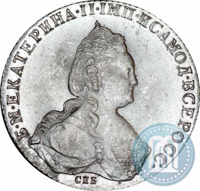 Picture 1 rouble 1786 year СПБ-ЯА 