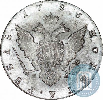 Picture 1 rouble 1786 year СПБ-ЯА 