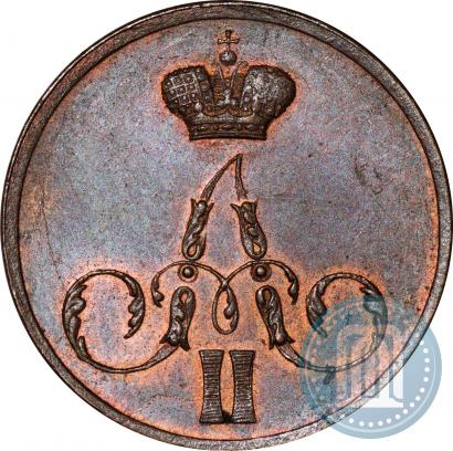 Picture 1 kopeck 1855 year ЕМ 