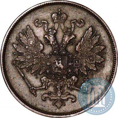 Picture 2 kopecks 1863 year ВМ 