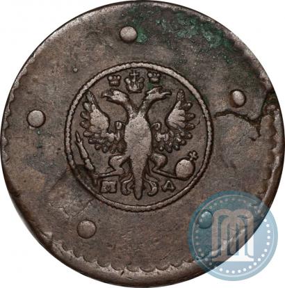 Фото 5 копеек 1730 года МД 