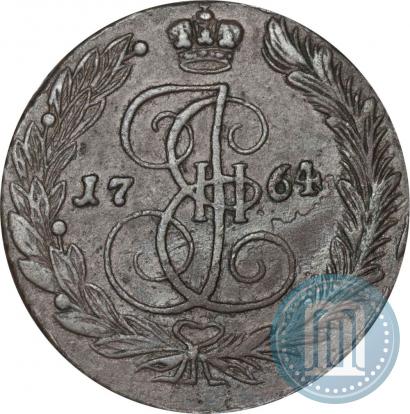 Picture 5 kopecks 1764 year ЕМ 