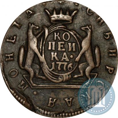 Picture 1 kopeck 1776 year КМ 
