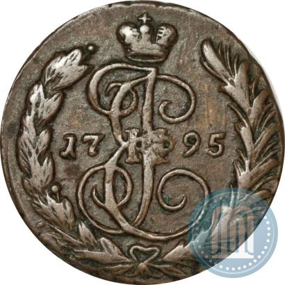 Picture 1 kopeck 1795 year ЕМ 