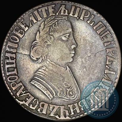 Фото Полтина 1704 года МД "Портрет работы Ф. Алексеева"