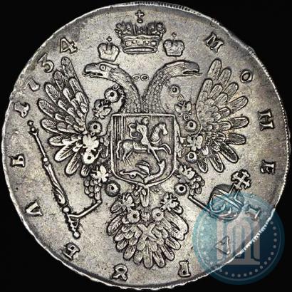 Фото 1 рубль 1734 года  "Тип 1734 года"