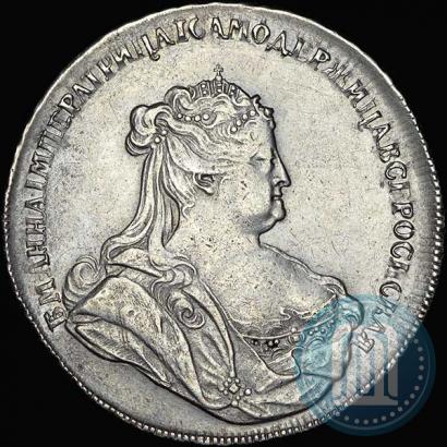 Picture 1 rouble 1738 year  "Petersburg type"