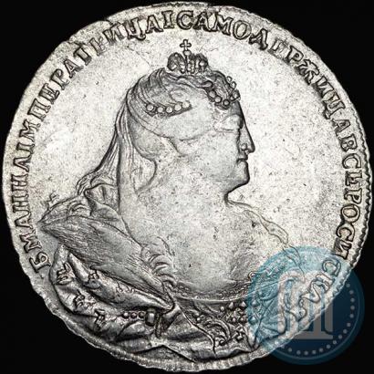 Picture 1 rouble 1740 year  "Moscow type"
