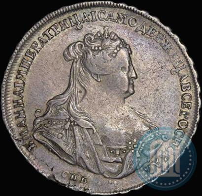 Фото 1 рубль 1740 года СПБ "Петербургский тип"