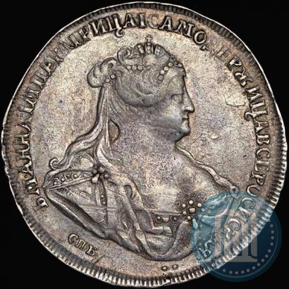 Picture 1 rouble 1740 year СПБ "Petersburg type"