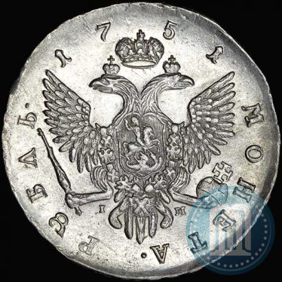 Picture 1 rouble 1751 year СПБ-IМ 