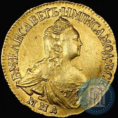 Picture 2 roubles 1758 year ММД 
