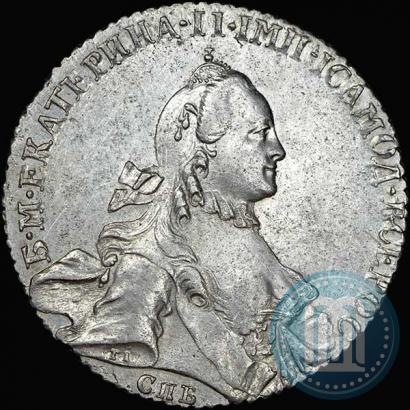 Picture 1 rouble 1764 year СПБ-СА 