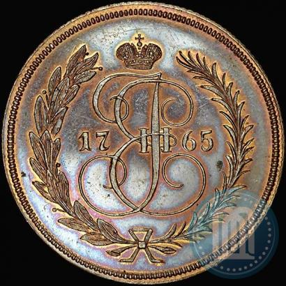 Picture 2 kopecks 1765 year  