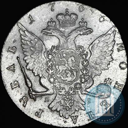 Picture 1 rouble 1766 year СПБ-ЯI 