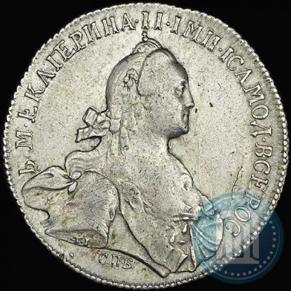 Picture 1 rouble 1773 year СПБ-ЯЧ-Т.I. 