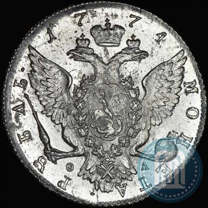 Фото 1 рубль 1774 года СПБ-ФЛ 