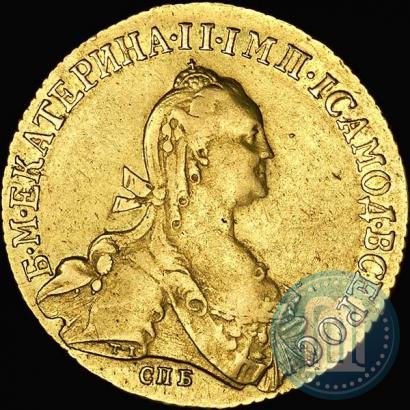 Picture 10 roubles 1776 year СПБ 