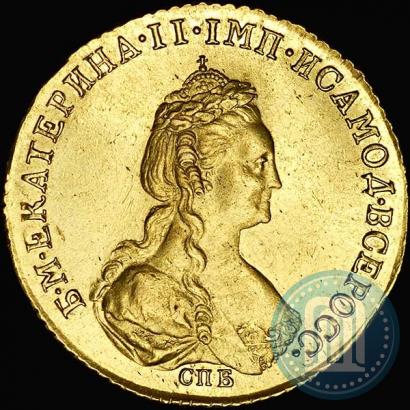 Фото 5 рублей 1780 года СПБ 