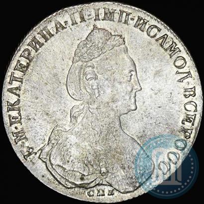 Picture 1 rouble 1780 year СПБ-ИЗ 