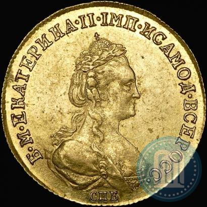 Фото 5 рублей 1782 года СПБ 