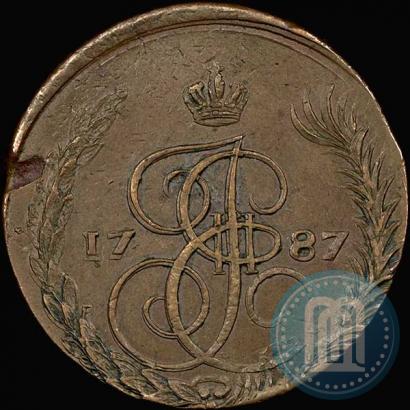 Фото 5 копеек 1787 года ЕМ 