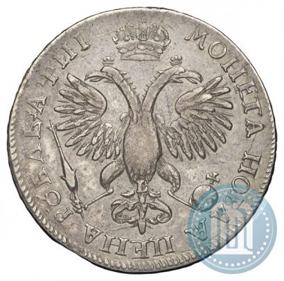 Фото 1 рубль 1718 года OK-L 