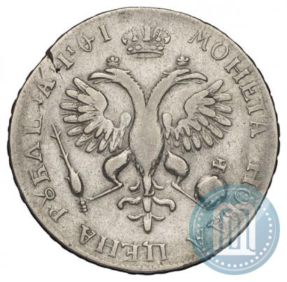 Фото 1 рубль 1719 года OK-L "Портрет в латах"