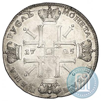 Picture 1 rouble 1725 year СПБ "Sun rouble, portrait in armour"