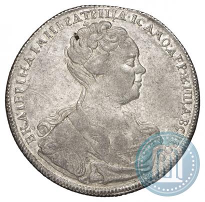 Picture 1 rouble 1726 year СПБ "Petersburg type, portrait turned to the right"