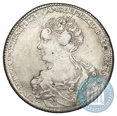 Picture 1 rouble 1726 year СПБ "Petersburg type, portrait turned to the left"