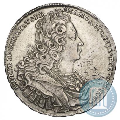 Фото 1 рубль 1727 года  "Московский тип"