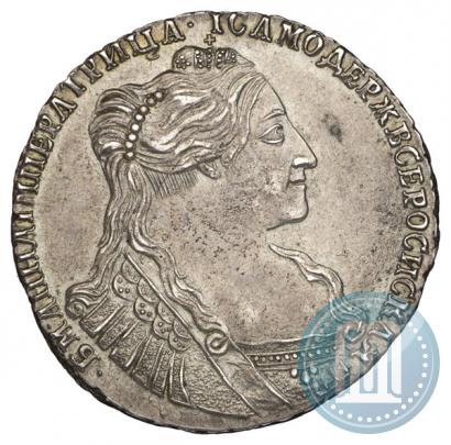 Picture Poltina 1734 year  "Type of 1735"