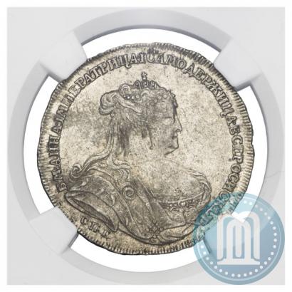 Фото Полтина 1739 года СПБ "Петербургский тип"