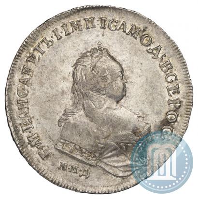 Picture 1 rouble 1742 year ММД 